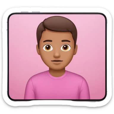 video meeting pink  sticker