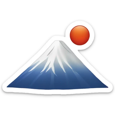 monte fuji sticker