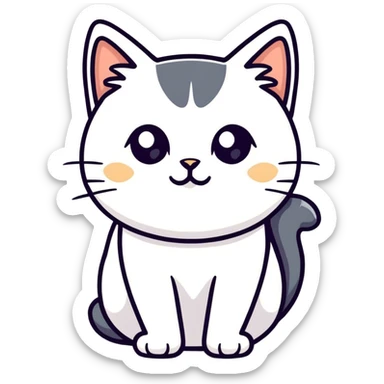 Curiosity killed the cat but a cat has nine lives sticker