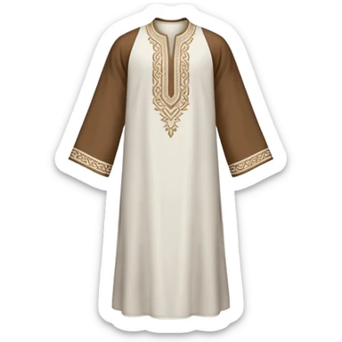 Thobe with no human just the dress sticker