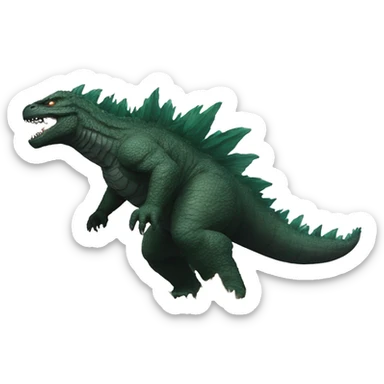 Godzilla x kon sticker