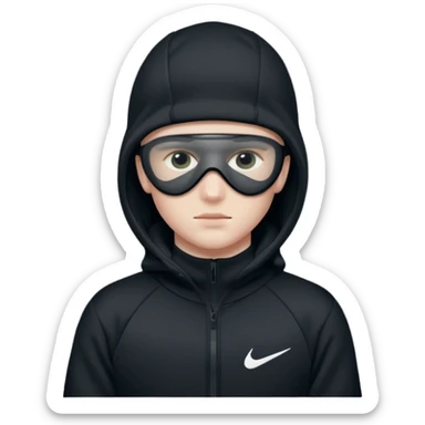White person wearing a Nike Tex with hood and ski mask co all black and https://encrypted-tbn0.gstatic.com/images?q=tbn:ANd9GcTQEV3H5Fpq8Dp-ki2RTwgbdHqMsKZzDtarA9ywqiFzKVKjxdLc5Fq9yDOax7-XC4trueI2pFuItpqM_TVrGODdDG5la_rbm9lB8utSLKXm&s=10 sticker