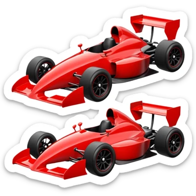 Formula car sticker