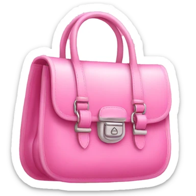 Pink girly bag sticker