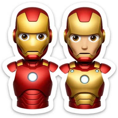 create an ironman emoji sticker