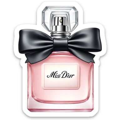 miss dior perfume sticker