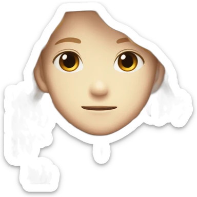 todoroki with light brown hairs sticker