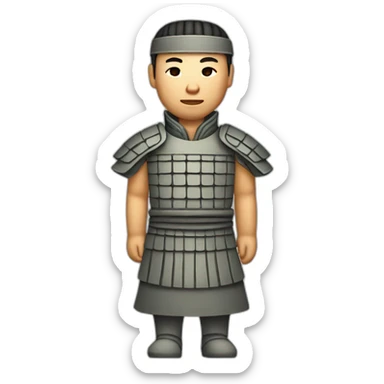 chinese Terracotta Warrior sticker