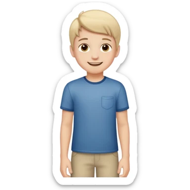 create emoji of a boy getting up sticker