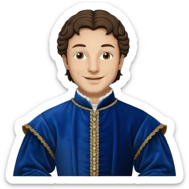 mi crei un avatar come personaggio di lorenzo il magnifico per un giocatore da board game, senza bg sticker