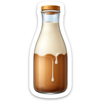 kurma milk bottle sticker