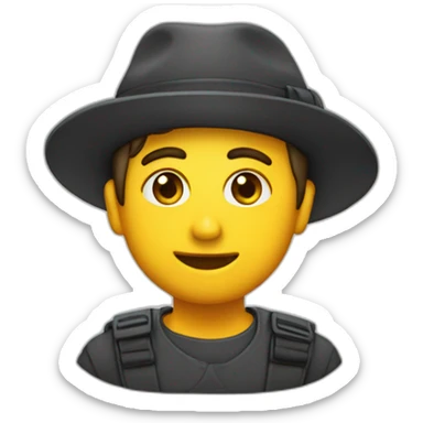 Juwish with kippa sticker