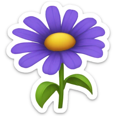 Agressive blume sticker