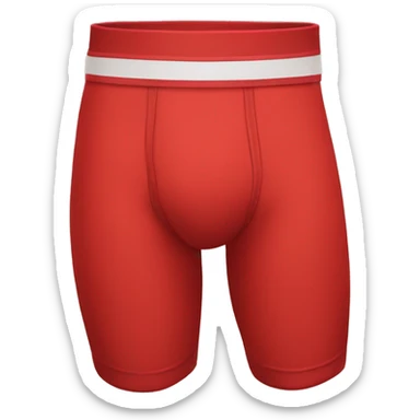 red boxer brief sticker