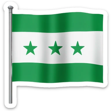 Green Syria Flag  sticker