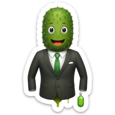 Finance pickle sticker