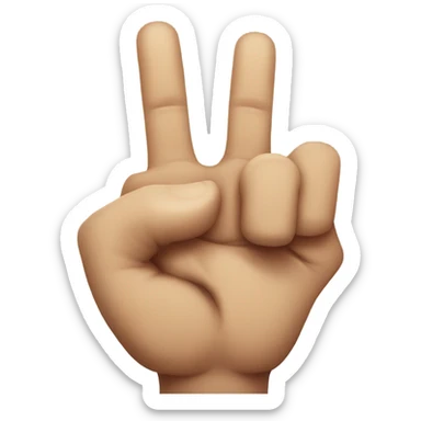 middle finger with a angry face sticker