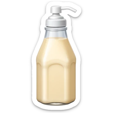 condensed milk squeeze bottle sticker