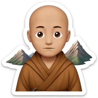 mountain monk sticker