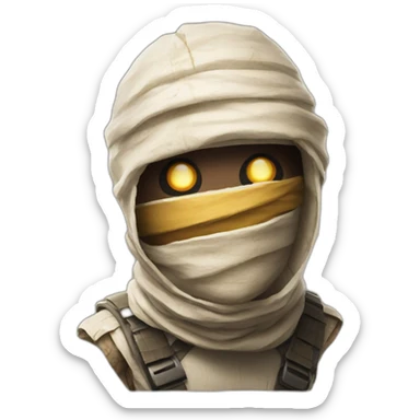 Pubg mummy  sticker