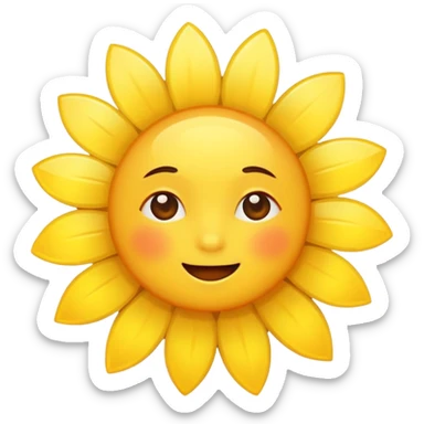 Sunshine sticker