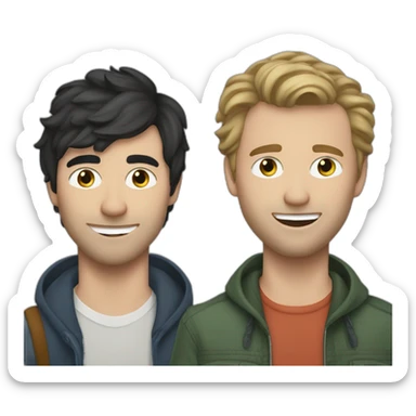 Josh Lloyd-Watson and Tom McFarland Jungle band sticker