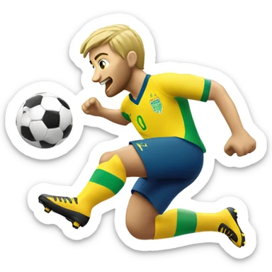 Maxwell scoring a goal at World Cup sticker