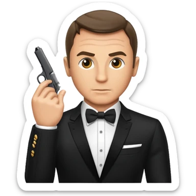 James bond sticker
