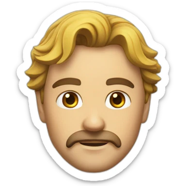 Visage de Arthur série kaamelott sticker