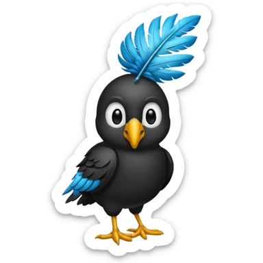 Haz un emoji de un ave condor sticker