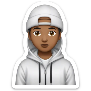 high person wearing street sticker