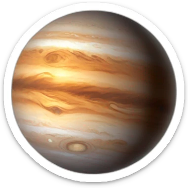 jupiter planet sticker