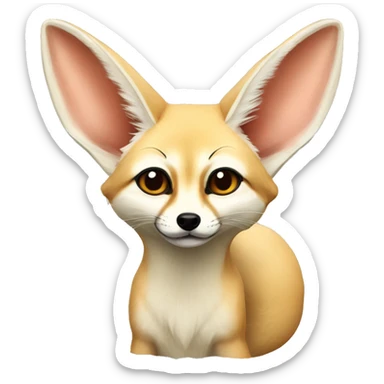 Fennec fox  sticker