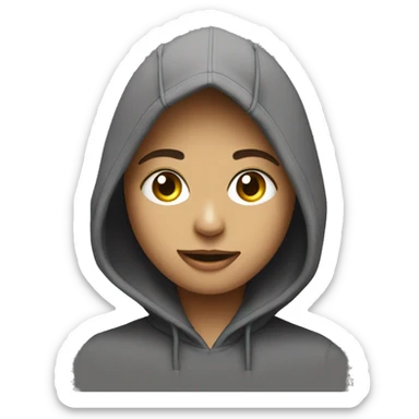 Unisex hoodie sticker