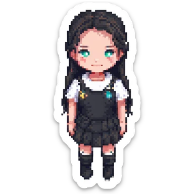 cute girl sticker
