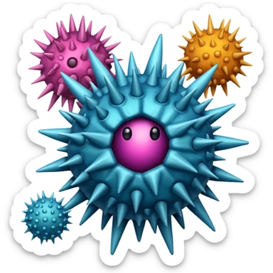 Virus Relestic professional image sticker