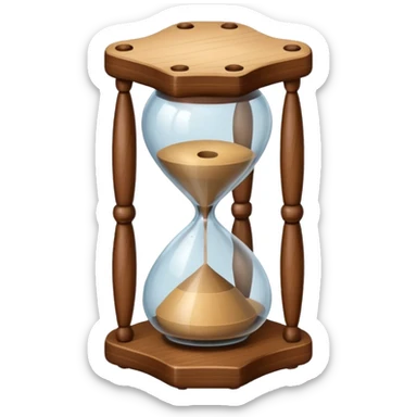 Small hourglass- shaped drums sticker