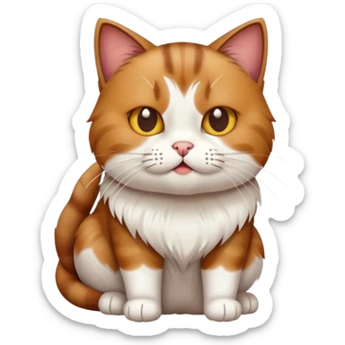 Cat Taking a shit sticker