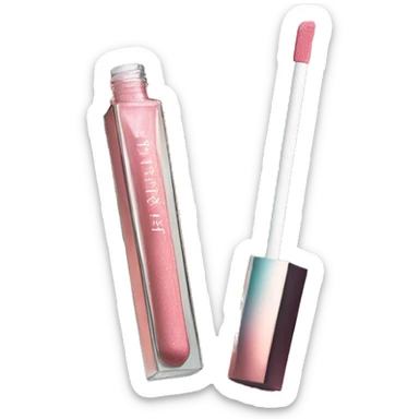 fenty beauty gloss fussy in packaging sticker