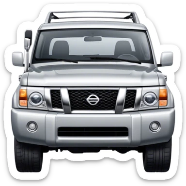 Nissan Patrol - Nissan (Model Year: 2022) (Iconic colour: Silver) sticker