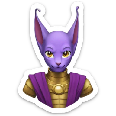 Beerus sticker