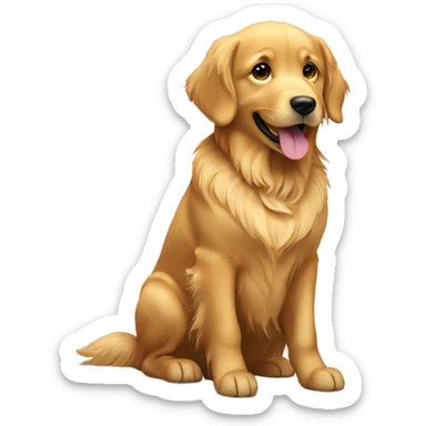 Golden retriever  sticker