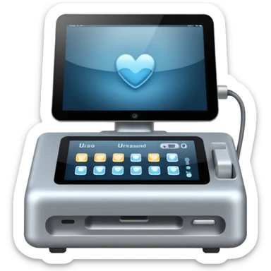 ultrasound machine system - large new more front view large ones sticker