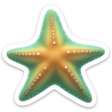 alien starfish sticker