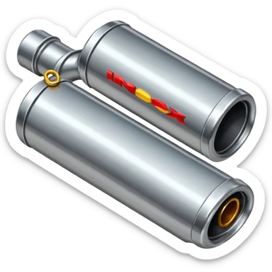 Inox muffler jdm sticker