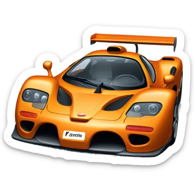 McLaren F1 car sticker