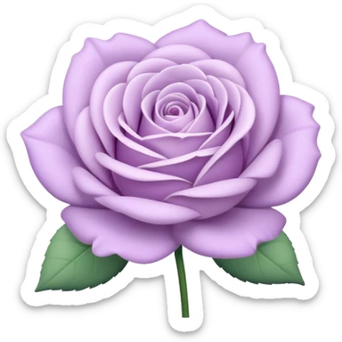 Mini Pastel Lavender rose  sticker