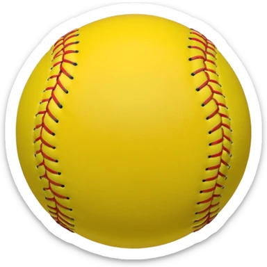 Softball sticker
