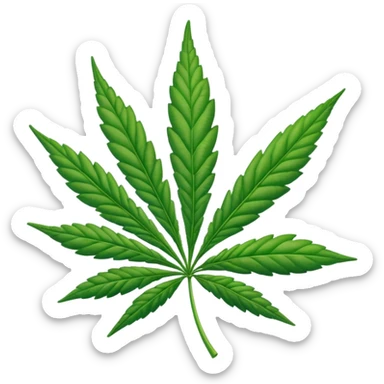 Marijuana sticker