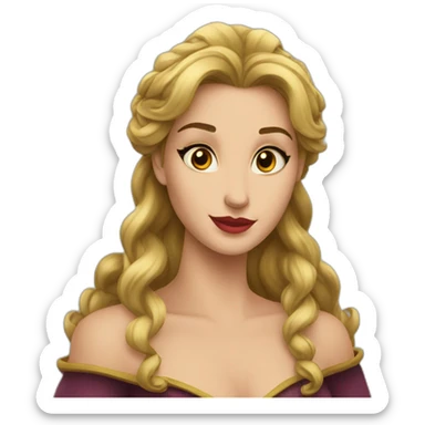 La belle et la bête sticker